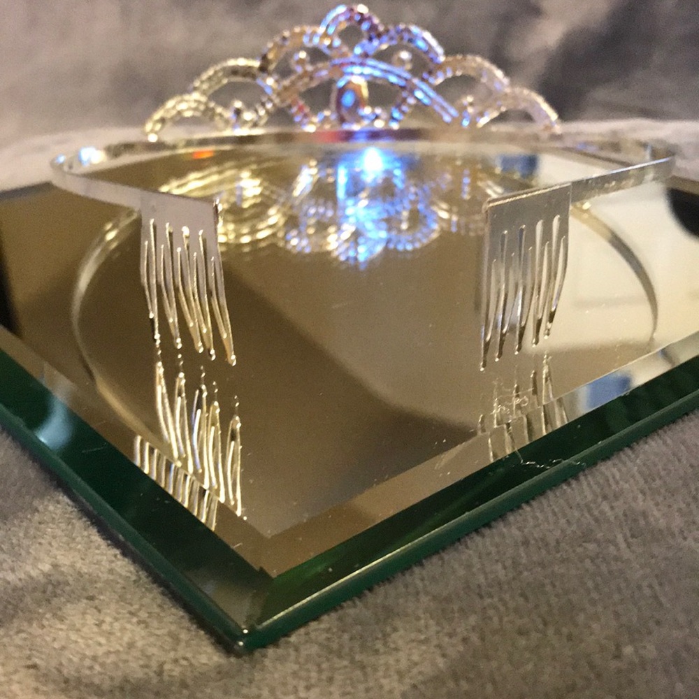Tiara Crystal Rhinestone Silver (new) - Picture 6 of 7